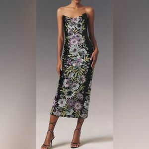 Helsi Floral Sequin Evening Gown